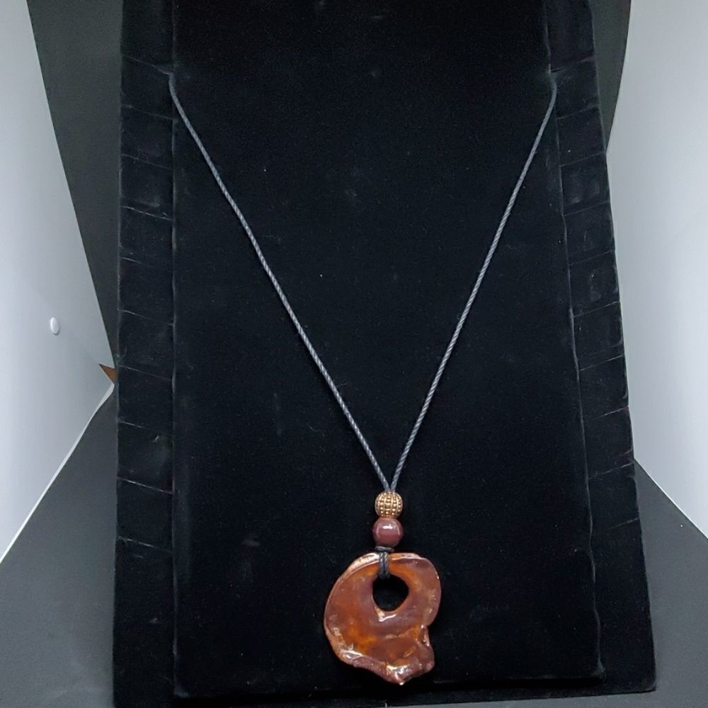 LF Brown Clay Necklace